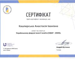 Кашперська А.І.