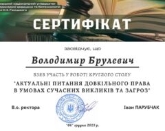Брулевич В.В.