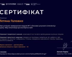 Головко Т.M.