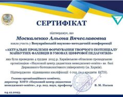 Москаленко А.В.